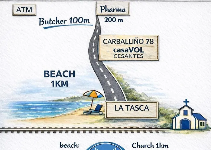 Alloggio in famiglia Casa Vol - Estudio Con Cocina, Ideal Camino Portugués *